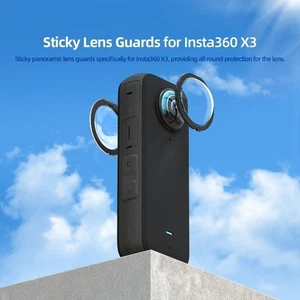 Insta360 X3 Dual Lens Guards Sticky Lens Protector Anti Scratch Cover - Picture 1 of 6