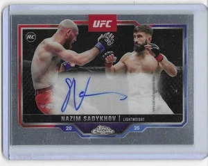 Nazim Sadykhov 2025 Topps Chrome UFC Cage Fighter RC Auto Rookie Card Autograph - Picture 1 of 2