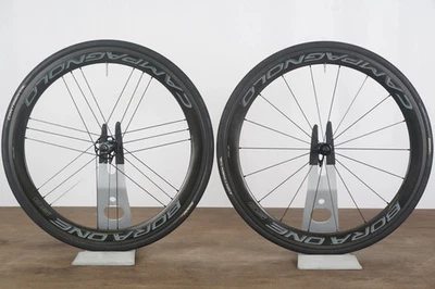 Campagnolo Bora One 50 Carbon Tubeless Clincher Rim Brake Wheelset 11 Speed - Image 1 of 4