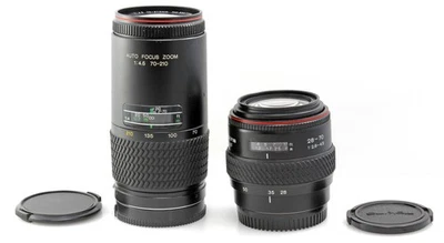 AF 28-70mm & 70-210mm Twin Zoom Lens kit - Min AF Sony DSLR A Mount - Image 1 of 4