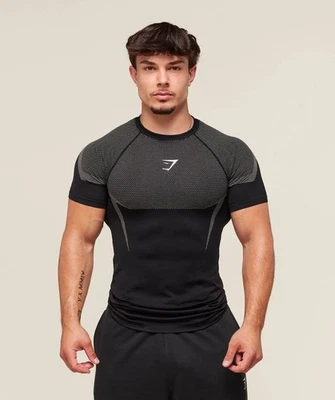 Short-sleeved seamless onyx5.0 new color men's tights sports fitness training - Image 1 of 4