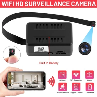 WIFI Wireless IP Mini Smallest DIY Buttons Camera HD 1080P Micro Video Recorder. - Image 1 of 4