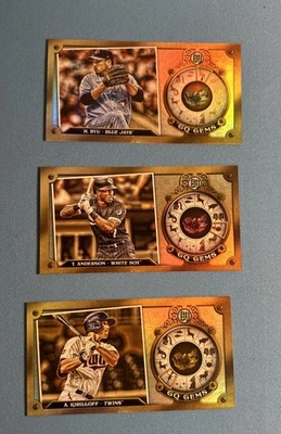 LOT 2022 TOPPS GYPSY QUEEN GQ GEMS RYU ANDERSON KIRILLOFF GGM-16 GGM-22 GGM-26  - Image 1 of 2