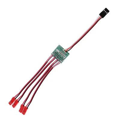 Drohne Nachtflug LED Bar Streifen Blinklichter Controller 4S Lipo Akku - Bild 1 von 4