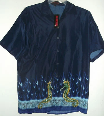 Новый с Ярлыками море дракон гавайская рубашка asst размеров и цветов - Изображение 1 из 4