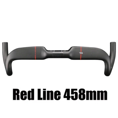 Carbon Handlebars Road Bike Outward Angle Drop Bars 31.8mm Bicycle Handle Bar - Image 1 of 4