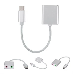 High-quality Aluminum Alloy External Sound Card For Tablet Mobile Phones - Picture 1 of 11