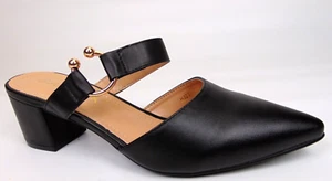 NEW! Allegra K Women's Shoes Block Heels Dress Low Pumps, Size 8.0 M, Black - Picture 1 of 11
