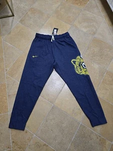 Nike Michigan Wolverines Fleece Jogger Sweatpants Men Large DJ7048-419 NCAA Blue - Picture 1 of 11