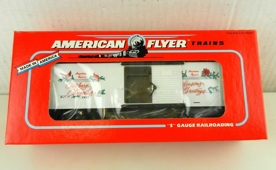 AMERICAN FLYER/Lionel S Scale #6-48314 1992 Merry Christmas Car ~NIB~  T140 - Image 1 of 3