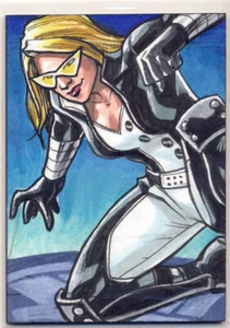 2022 Marvel Masterpieces Sketchkarte Atkins Mockingbird - Bild 1 von 1