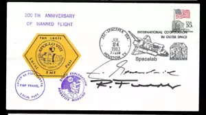 Ernst Messerschmid y Reinhard Furrer transbordador alemán astronautas STS-61A - Imagen 1 de 1