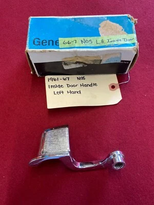 1961-67 NOS Chevy, GMC, Buick, Oldsmobile Left Hand Interior Door Handle - Image 1 of 4