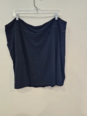 Falda corta talla 3x FRESH PRODUCE negra tejida elástica CITY Plus carrera Foto 1 de 4