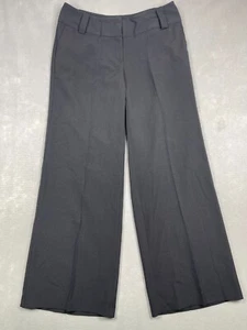 Ashley Stewart Womens Dress Pants Trousers Size 12 Wide Leg Tall Black NWT - Picture 1 of 13