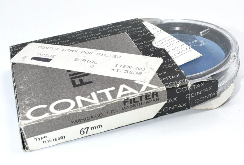 Contax 67mm Type B10 (80B) Filter - Image 1 of 1