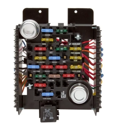 Painless Performance 30003 Universal Style Pre-Wired 20 Circuit Fuse Block - Image 1 of 4
