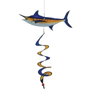 25” MARLIN hanging wind spinner TWISTER garden décor, ITB-5122 - Picture 1 of 2
