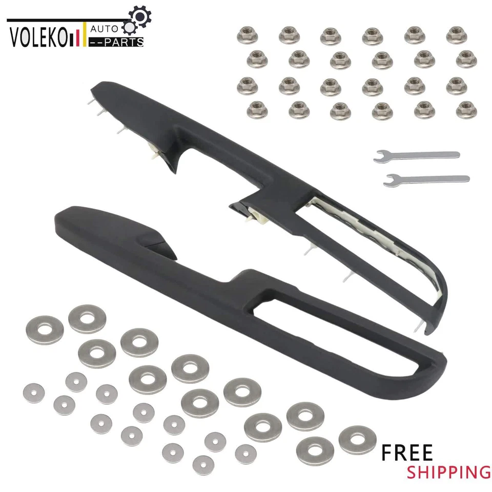 80995 negro delantero izquierdo y derecho para GMC Yukon XL 1500 2010-14 reparación reposabrazos puerta Foto 1 de 4