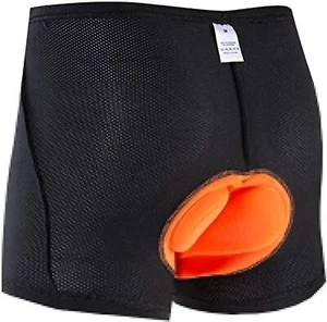 Men's Cycling Underwear Shorts 3D Padded Mountain Bike Riding Liner Undershorts - Picture 1 of 35