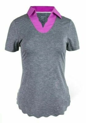 Nuevo con etiquetas Camisa polo de tenis golf manga corta dobladillo vieira Jofit para mujer Foto 1 de 2