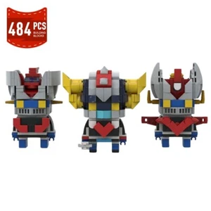 GOLDORAK/GRENDIZER ¤ 3x Brickheadz ¤ Building Set 484 Piéces ¤ NEUF + PDF - Picture 1 of 3