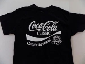 Camiseta Clásica Coca Cola Adulto Grande Artículo Promocional 100% Algodón Nueva de Lote Antiguo sin Etiqueta - Imagen 1 de 2