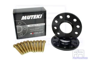 Muteki Forged 10mm Hub Centric Wheel Spacer 5x114 66.1 +Stud 12x1.25 14.35 Knurl - Picture 1 of 4