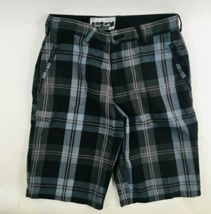Avant Garde Shorts Men's Size 32 Check Plaid Classic Outdoors Flat Front - Picture 1 of 6