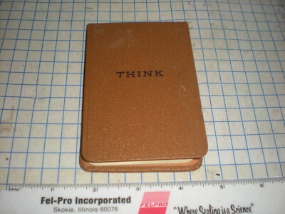 IBM THINK Notepad Holder and Paper Pad 1990's Used - Image 1 of 2