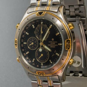 Herren Armbanduhr Junghans - Quarz - Chronograph - Neuzustand, ungetragen