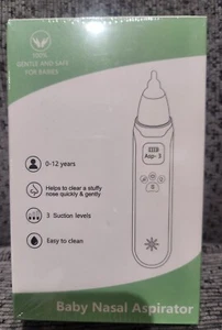 Baby Nasal Aspirator - Safe, Quick, and Hygienic Nose Cleaner - Picture 1 of 2