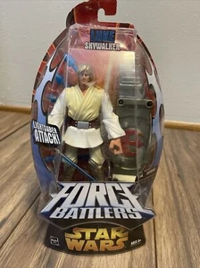 Star Wars Force Battlers (2005) Luke Skywalker Actionfigur mit Lichtschwert  - Bild 1 von 4