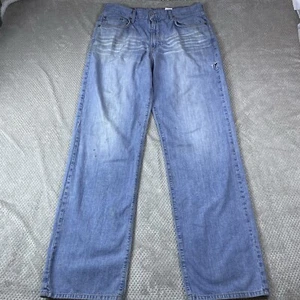 Lucky Brand Mens Jeans 34x33 Western Blue Denim Bootcut Regular Y2K LB Vintage - Picture 1 of 24