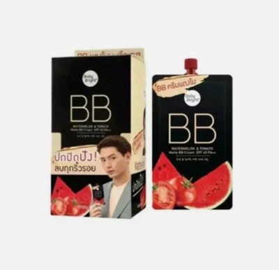 Baby Bright BB Cream Matte SPF45 PA++ Facial Oil Control Watermelon Tomato 6X7g - Image 1 of 4