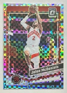 2023-24 Optic Jalen McDaniels Checkerboard Prizm Refractor SSP #176 Case Hit NBA - Picture 1 of 12