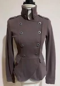 CONVERSE ONE STAR Womens Size S Military Style Jacket Blazer Buttons Pocket Look - Foto 1 di 22