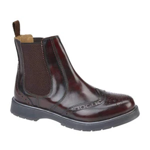 Grafters M281BD Brogue Capped Twin Gusset Chelsea Boots - Bild 1 von 11