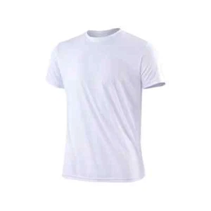 Herren Schnelltrocknen T-Shirt Fitnessstudio Laufen Feuchtigkeit Docht Rundhals Kurzarm - Bild 1 von 16