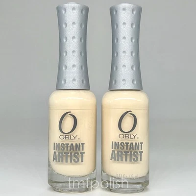 2 nuevos esmaltes de uñas Orly Instant Artist - beige - 0,3 fl oz cada uno Foto 1 de 3