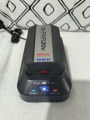EUC Oreck M-PWR 20 v battery and charger - Commercial Grade Excellent Condition - Image 1 of 4