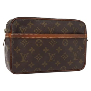 LOUIS VUITTON Monogram Compiegne 23 Clutch Bag M51847 LV Auth fm4921 - Picture 1 of 19