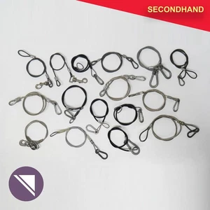 Lot-of-16  Heavy Duty Safety Cables Various Lengths & Styles - Bild 1 von 1