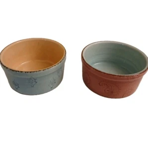2 Handpainted Small Bowls. Autumn Theme With Leaves - Picture 1 of 8