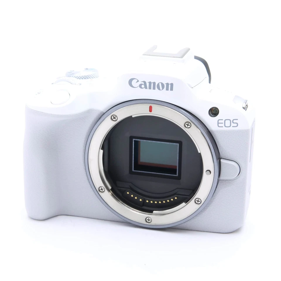 Canon EOS R50 White Mirrorless Camera Body -Near Mint- #88 - Image 1 of 4