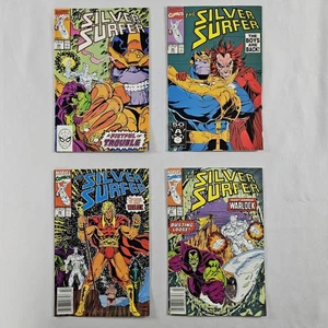 Silver Surfer #44 #45 #46 #47 1° Guanto dell'Infinito Thanos! Marvel 1990-91 LEGGI⬇ - Foto 1 di 10