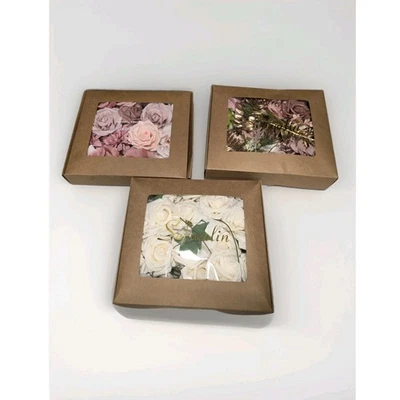 Dusty Pink  ChampagneFoam Roses Assorted Silk Florals Artificial Flowers - Image 1 of 4