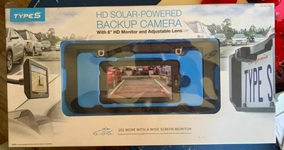 Type S HD Solar Powered Backup Camera With 6 In Monitor And Adjustable Lens - Image 1 of 4