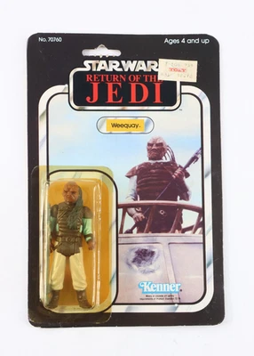 Figura Kenner Weequay 65 Back Star Wars ROTJ 1983 NUEVO SELLADO Foto 1 de 4