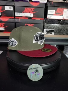 Exclusive New Era 59FIFTY Los Angeles Kings Fitted Hat 7 3/8 - Picture 1 of 6